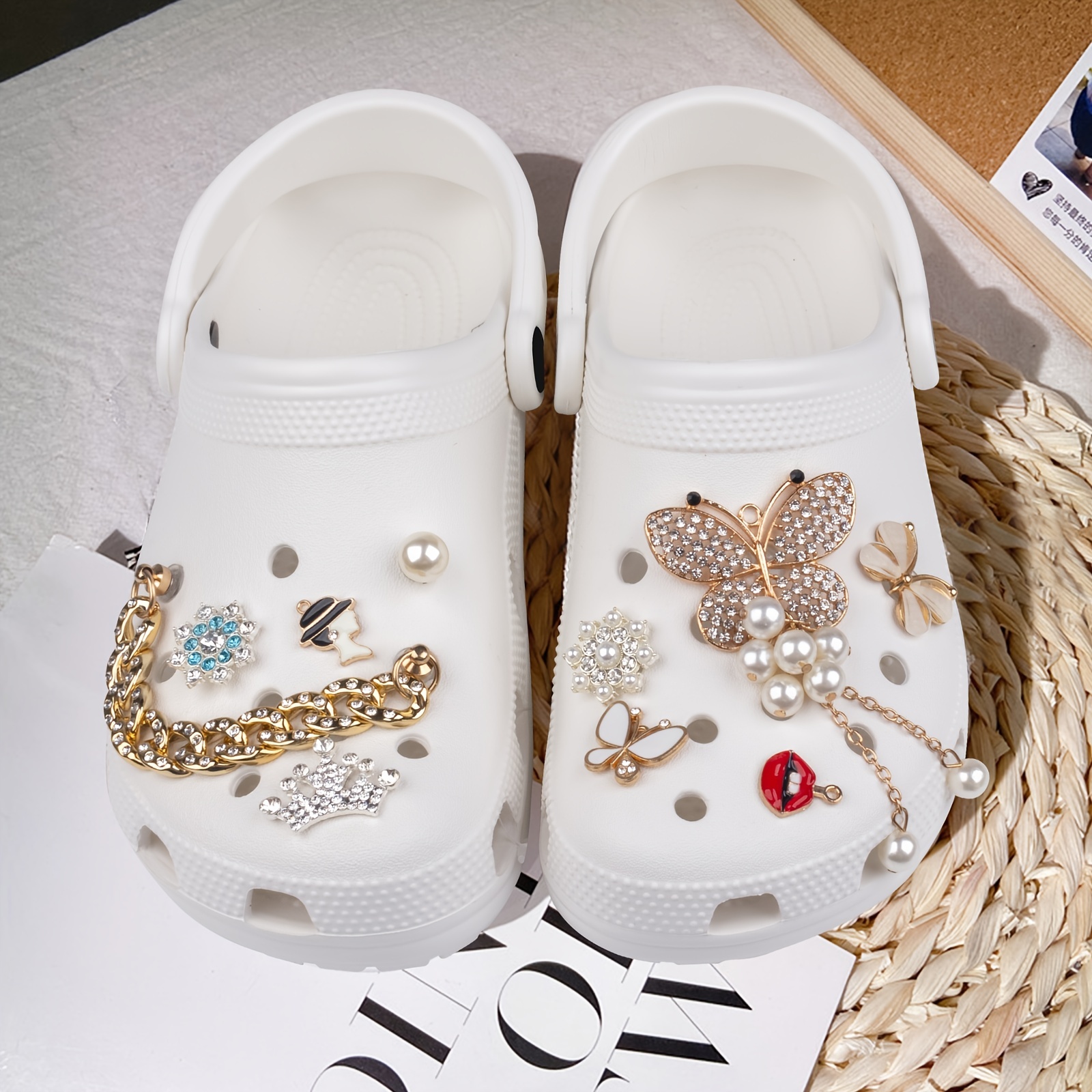 Lovely Croc Charms Fashion Clogs Charms Three-dimenonal Shoe
