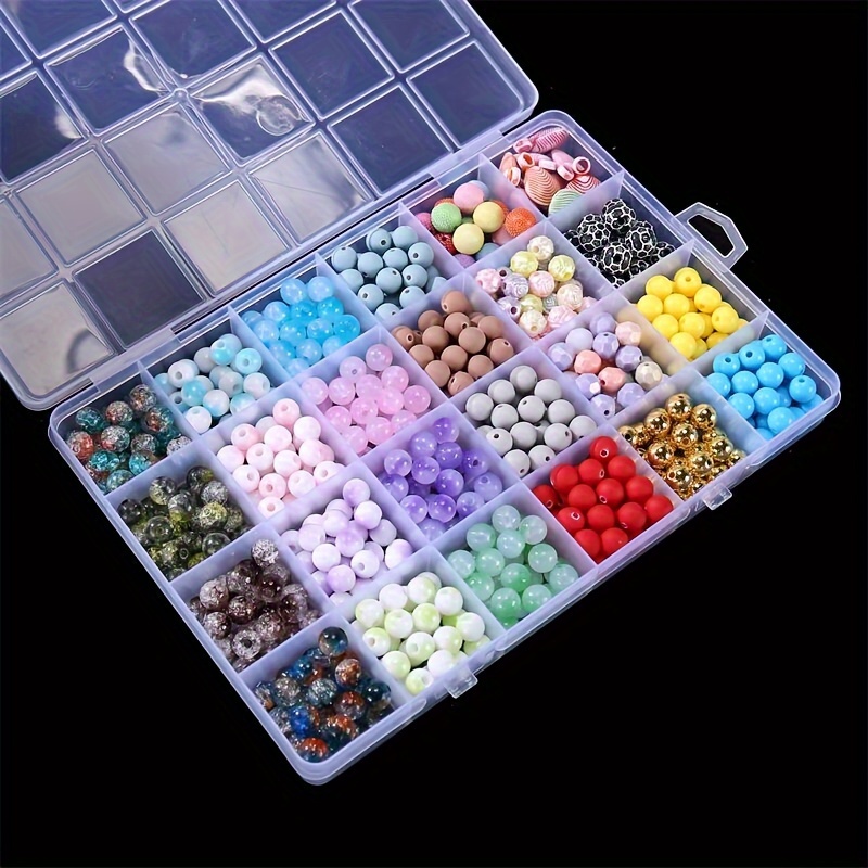 Beads Bracelet Making Kit Jelly Colored Beads Lovely - Temu