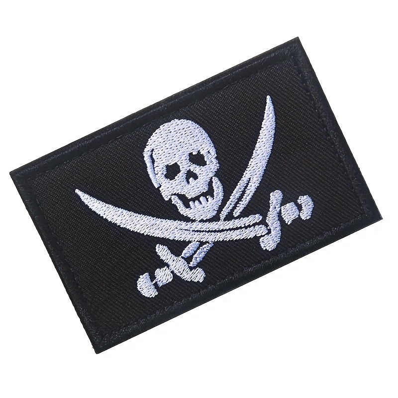 Pirate Military Morale Patch - Halloween & Of The Dead Decor