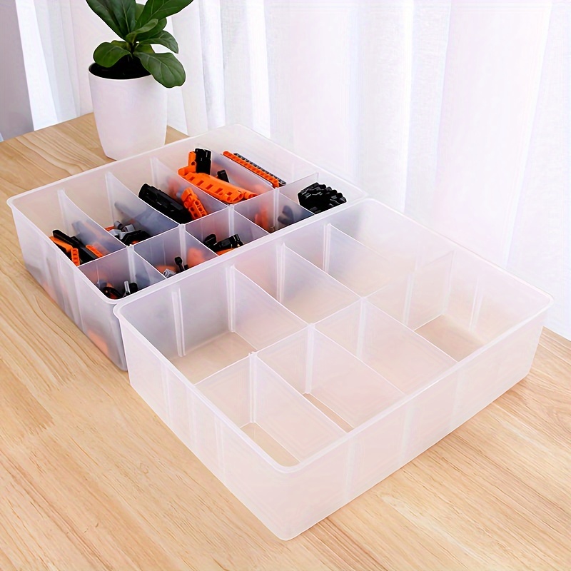 Plastic Storage Box Compartments Household Toy Storage Box - Temu