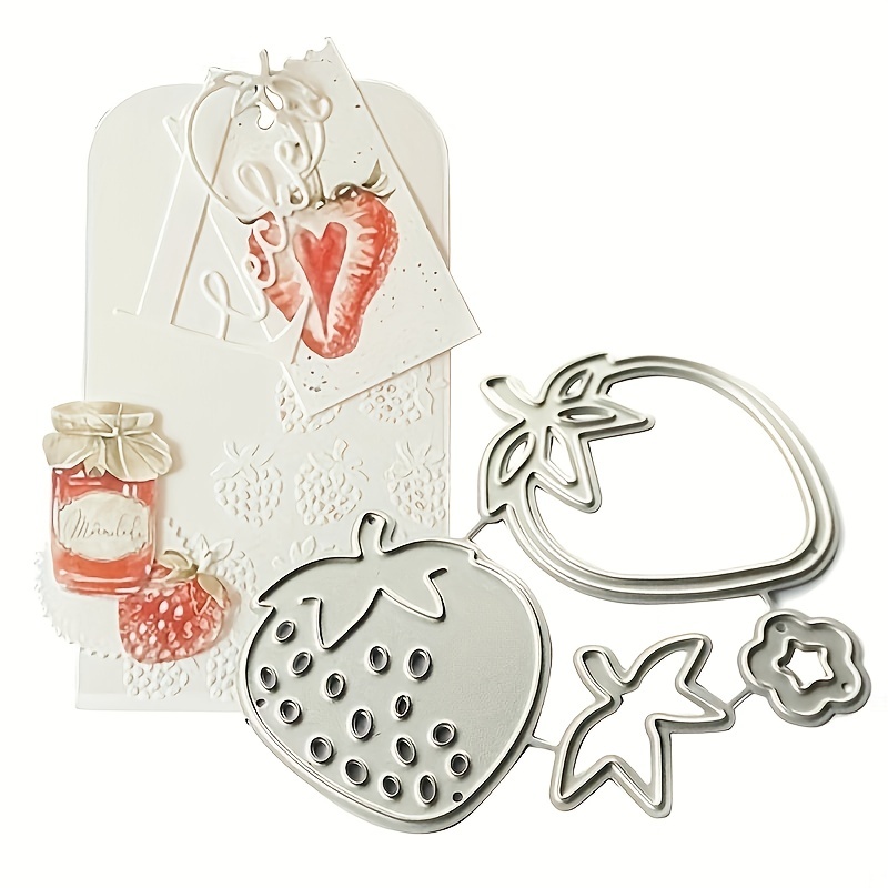 

Strawberry-shaped Carbon Steel Knife Mold For Paper Cutting, Embossing, Engraving, And Cutting