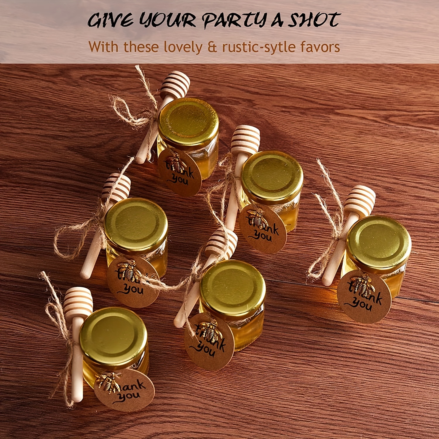 Hexagon Glass Jars Premium Food-grade. Mini Jars With Lids For Gifts,  Wedding Favors, Honey, Jams And More