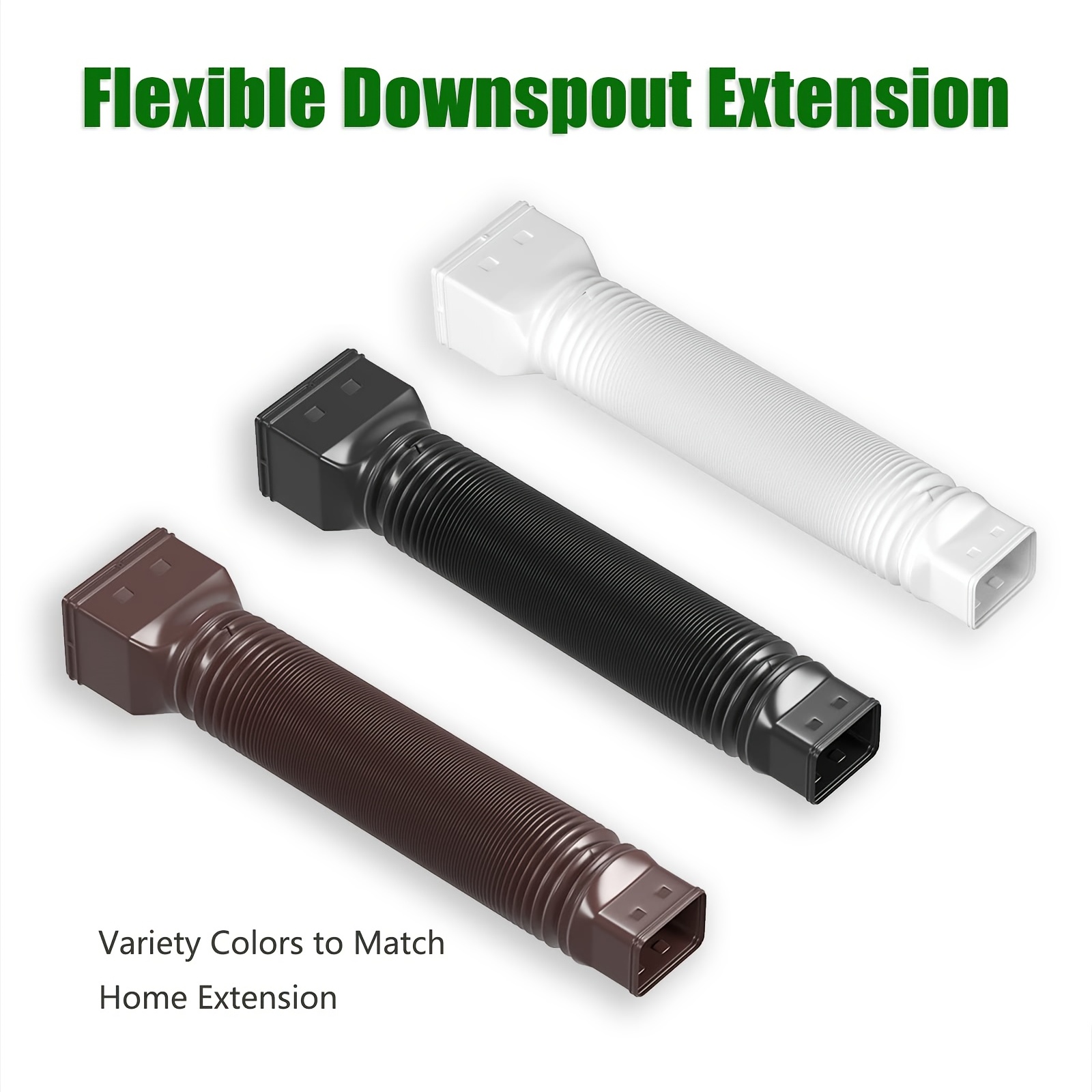 Rain Gutter Downspout Extensions Downspout Extender Downspout Extension Flexible  Shapeable Drain Pipe Gutter Connector Water Damage Prevention : :  Tools & Home Improvement