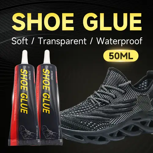 Shoe Glue, 50g Boot Sole Repair Adhesive, Heavy Duty Shoe Repair Glue,  Quick Dry Shoe Adhesive, Instant Professional Grade Waterproof Shoe Repair  Glue