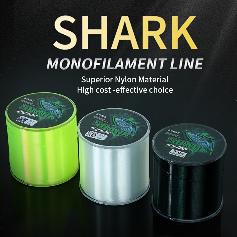 500yds Monofilament Fishing Line Abrasion Resistant Dark - Temu