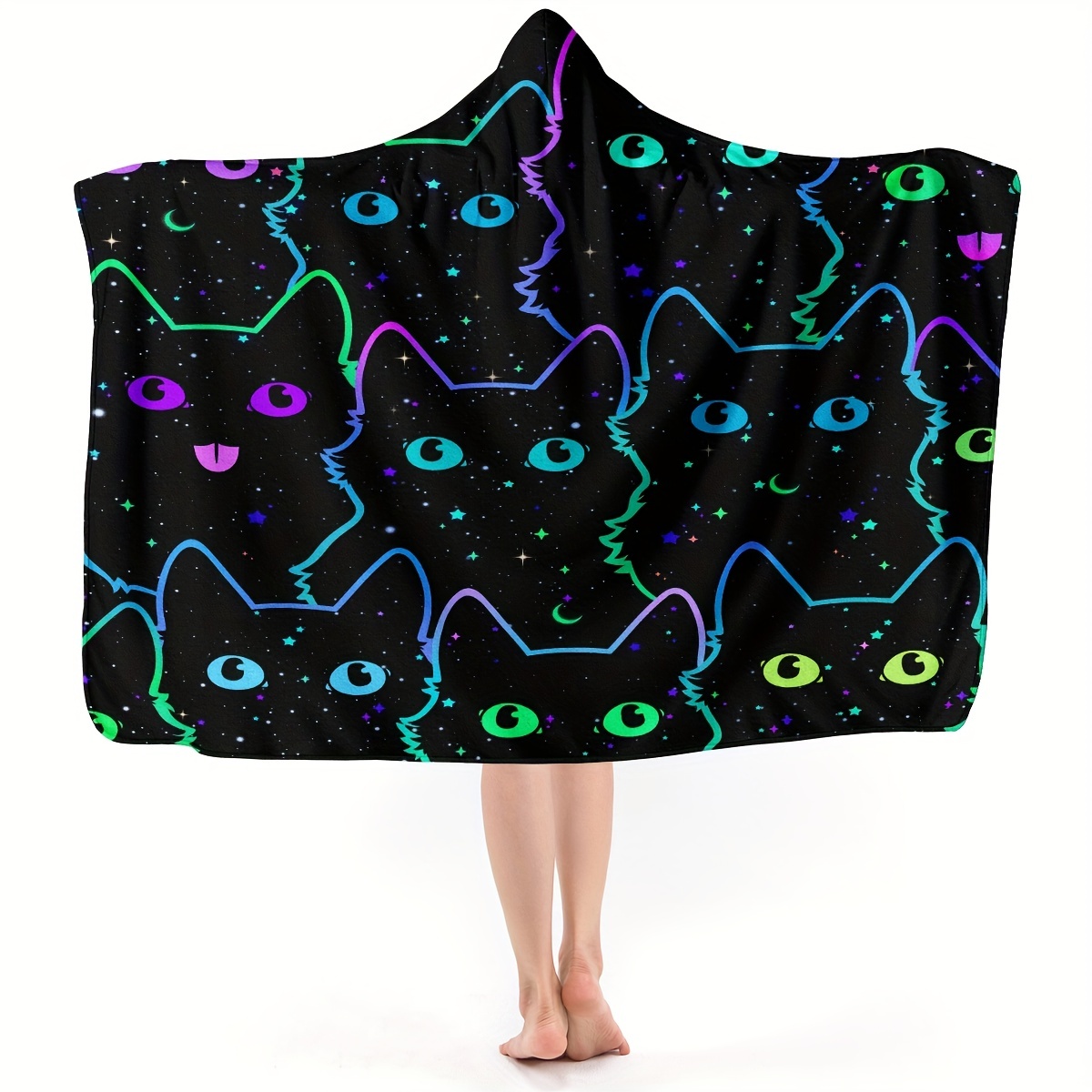 Cat discount hooded blanket