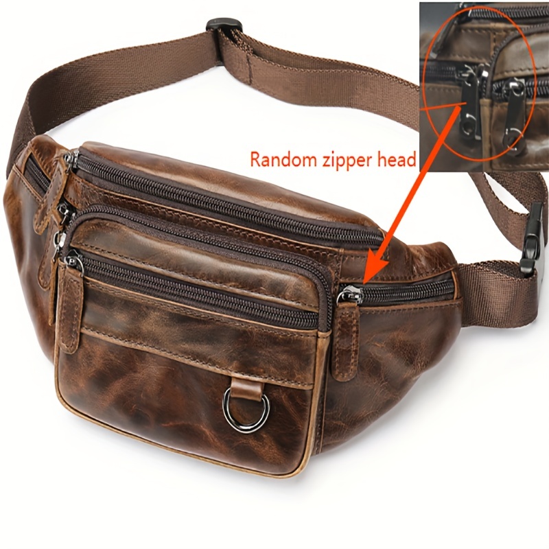 Classic Fanny Pack with Bottle Holder & Organizer #FP1664K - Jamin Leather®