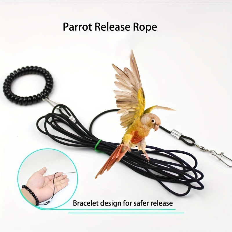 1pc Parrot Harness Rope large bird perch bird harness for conure Rope Bird
