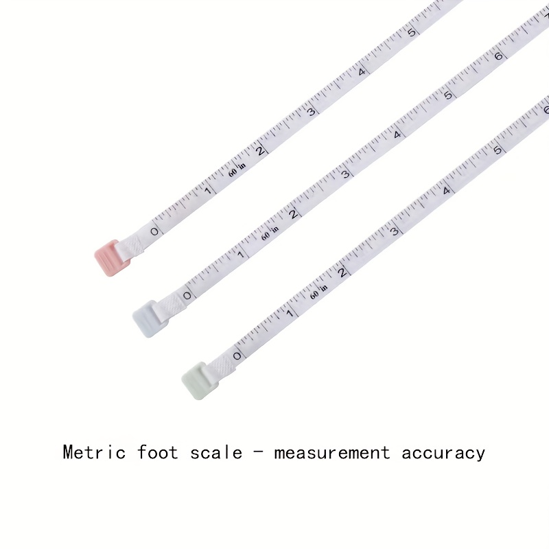 Pack of 5 Flexible Tape Measure, Accurate Dual Scale Standard & Metric  Measurements Tape,Soft Measuring Tape for Body, Weight Loss Sewing Tailor  Craft