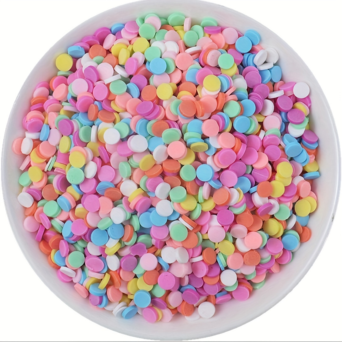 LIKETURE Fake Sprinkles 110g Polymer Clay Sprinkles for Slime Resin Faux  Sprinkles Craft Fake Candy Sprinkle for Shaker Card Phone Case DIY Crafts