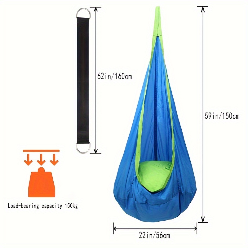 Pod swing for outlet adults