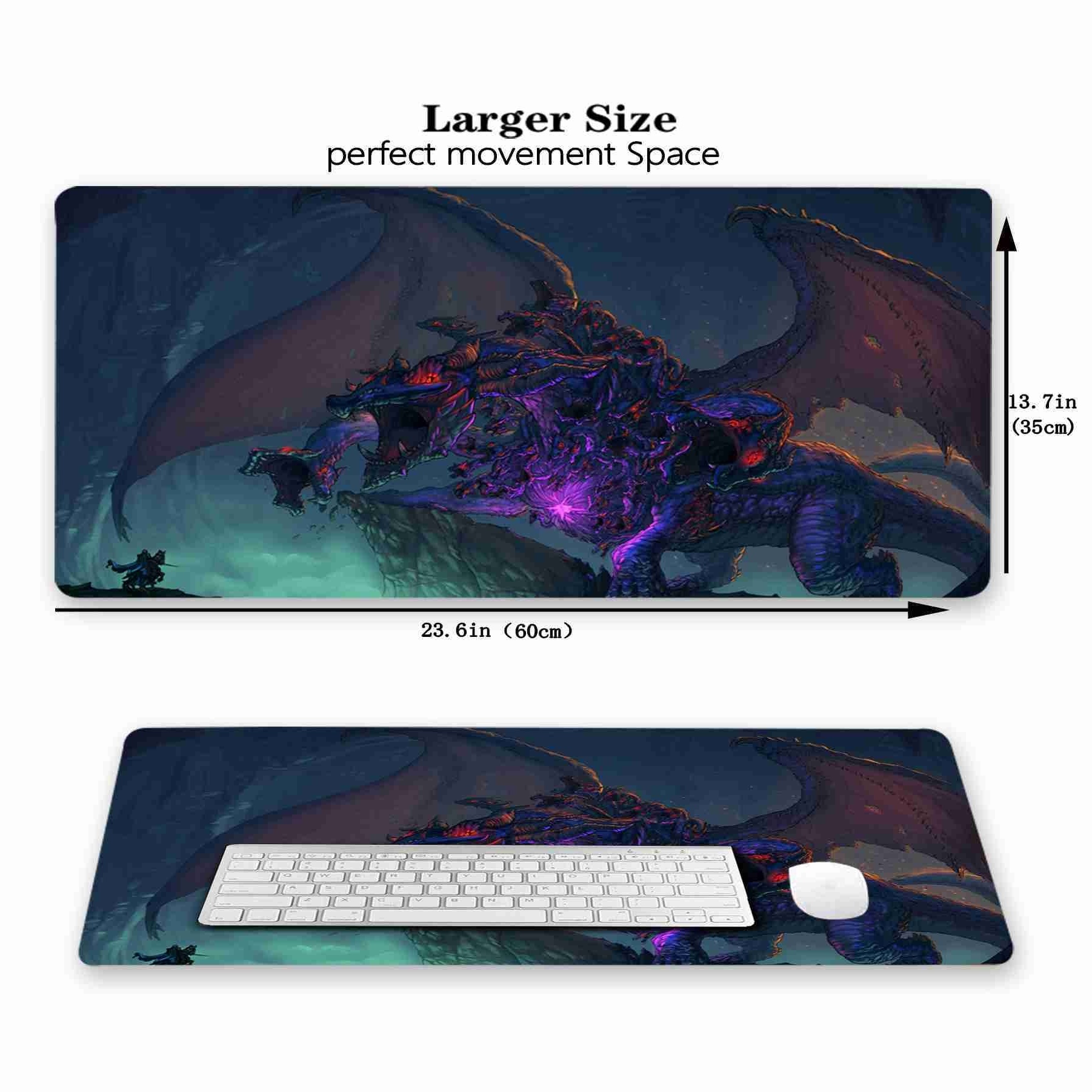 1pc Magic Demon Dragon Mouse Pad Large Computer Keyboard Pad - Temu Italy