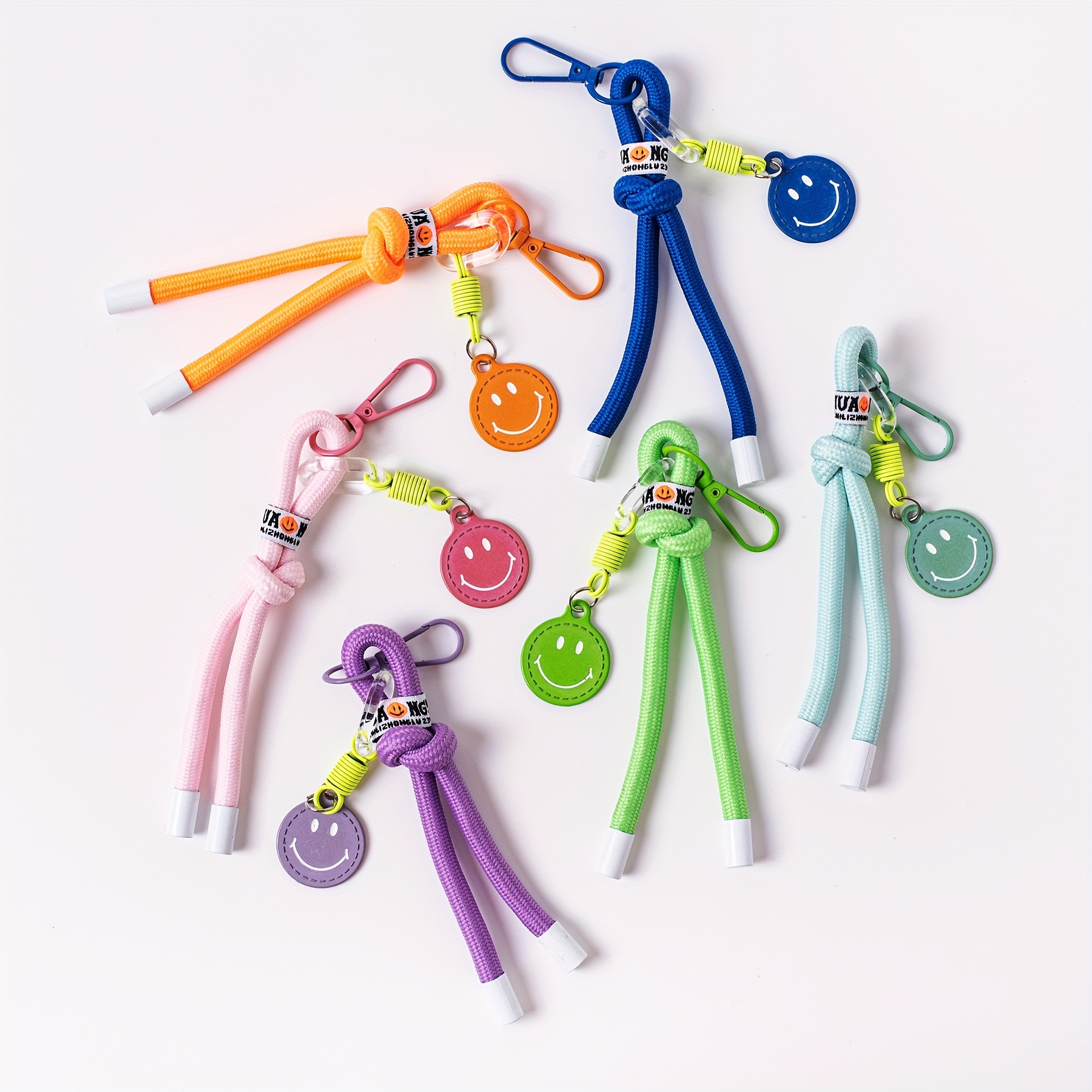 Happy Face Key Chain Multicolor