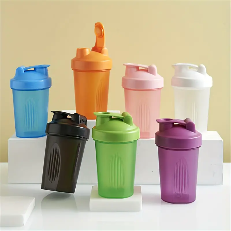 Plastic Multicolor Shaker Cup, Fitness Sports Water Cup, Portable