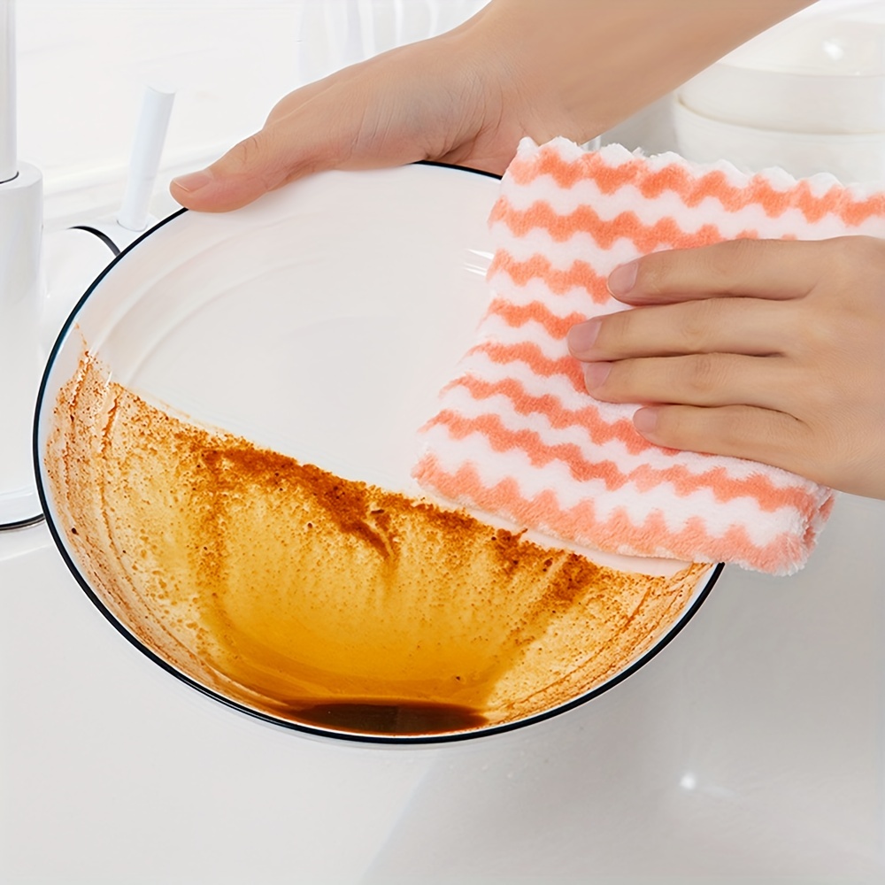 Microfiber Dish Cloths, Multi Purpose Dishwashing Towels For Tableware,  Double Sided Cleaning Rags, Scouring Pads, Cleaning Tools, Kitchen  Accessories - Temu