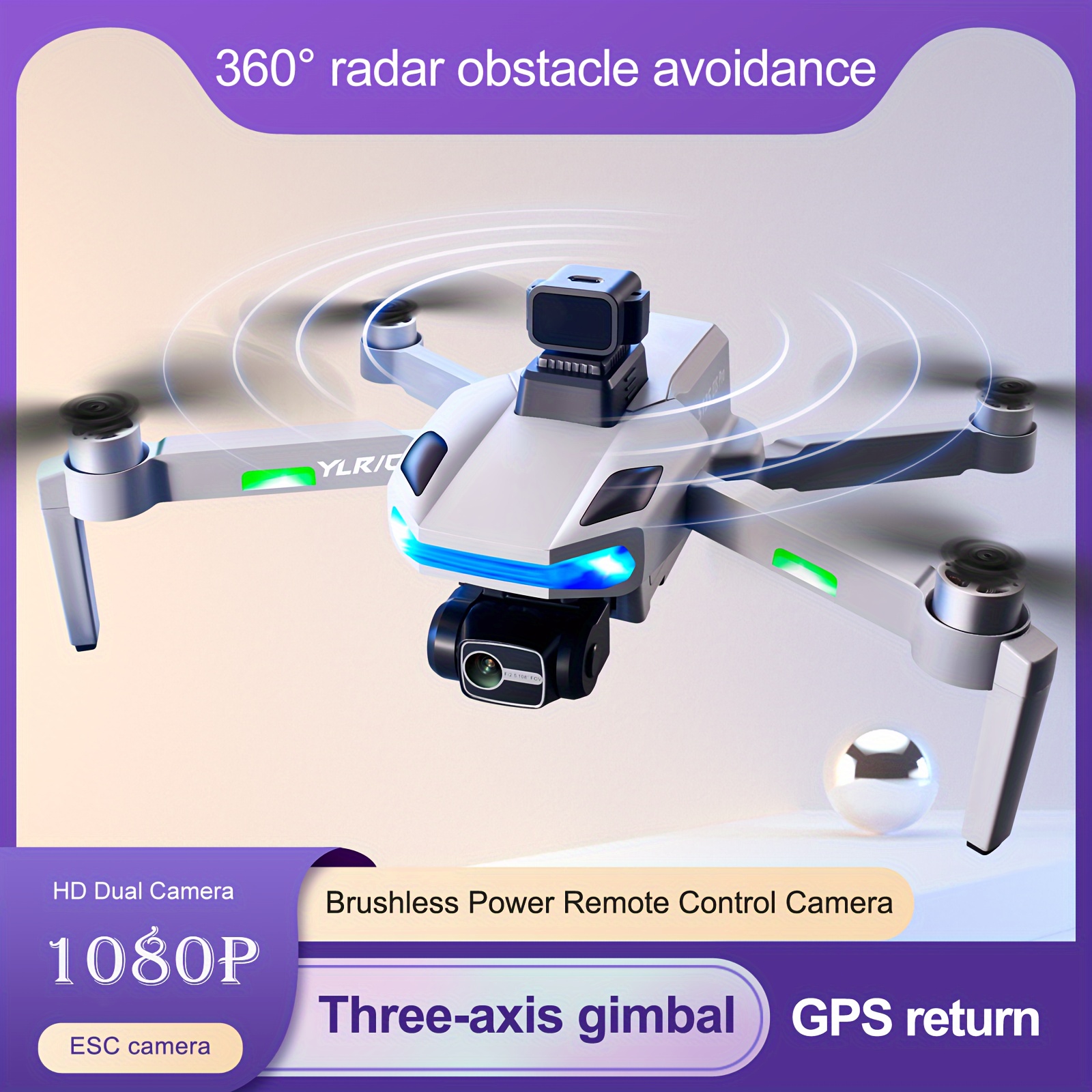  Drone with Camera HD 2 Cameras Mini Drones for Adults 135°  Electrically Adjustable RC FPV WIFI Foldable Quadcopter Toy Aircraft Gifts  360° Flips Gravity Control Altitude Hold for Beginners 2 Batteries 