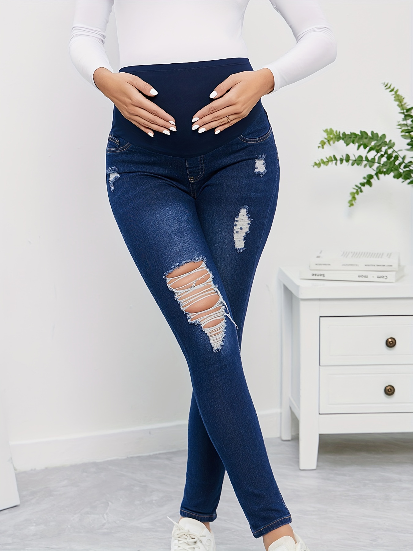Women's Low Rise Maternity Jeans