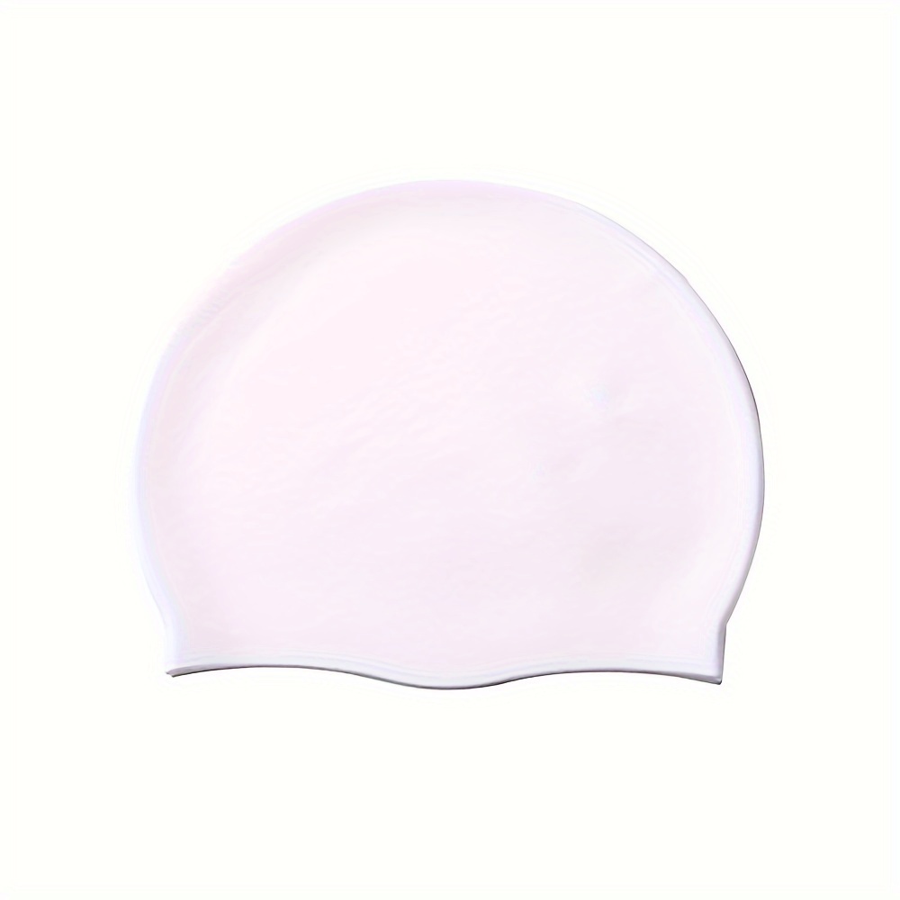 Unisex Silicone Swim Cap Waterproof Comfortable Swimming Cap