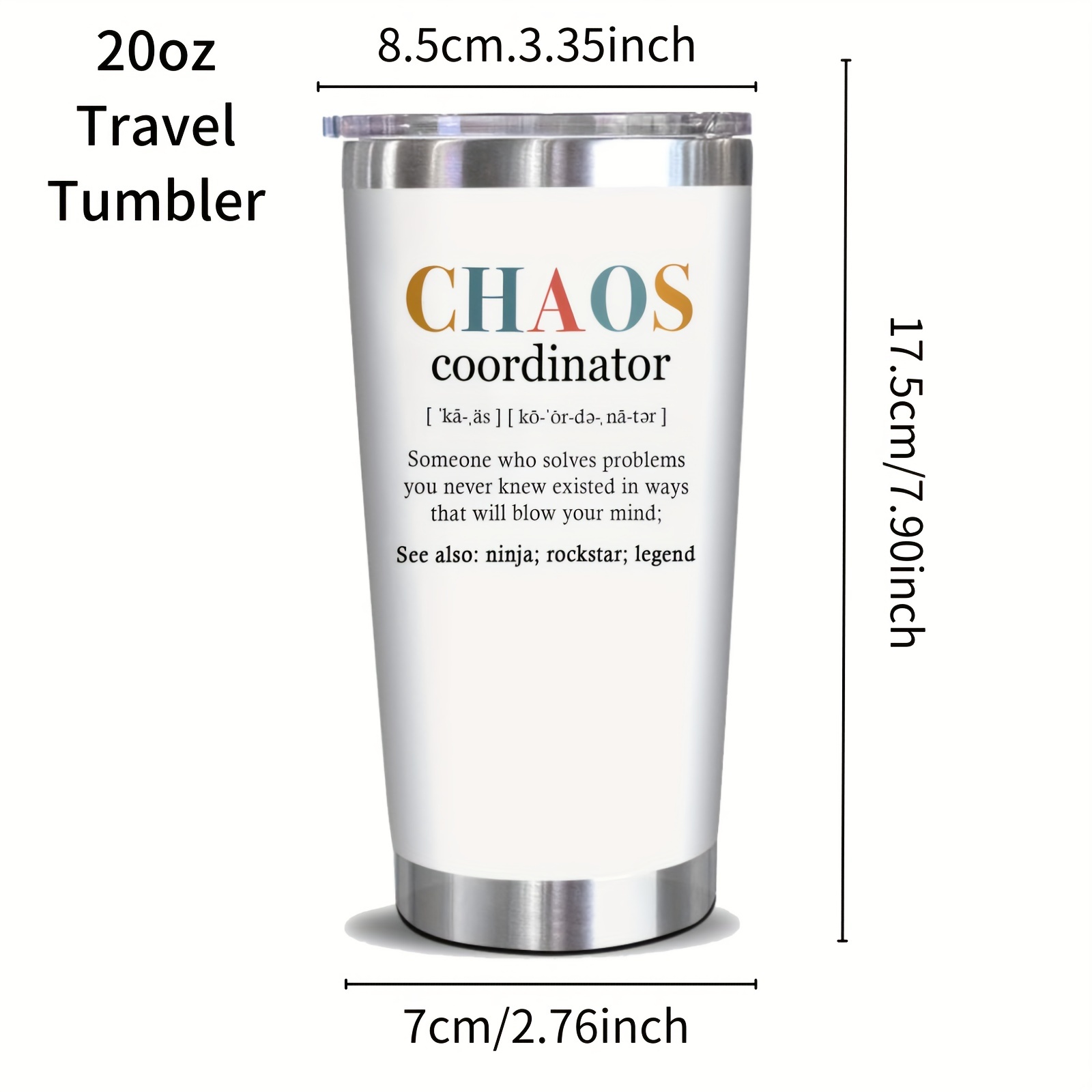 Chaos Coordinator Mug Portable Coffee Mugs Boss Lady Gifts - Temu