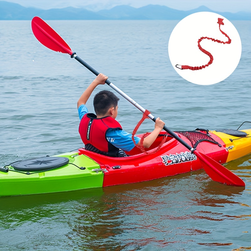 Kayak Canoe Paddle Leash Elastic Anti lost Rope Safety Boat - Temu