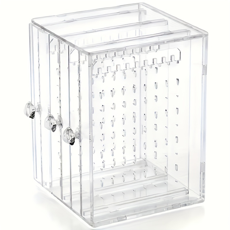 Transparent Acrylic Wall-mounted Earring Display Stand, Jewelry