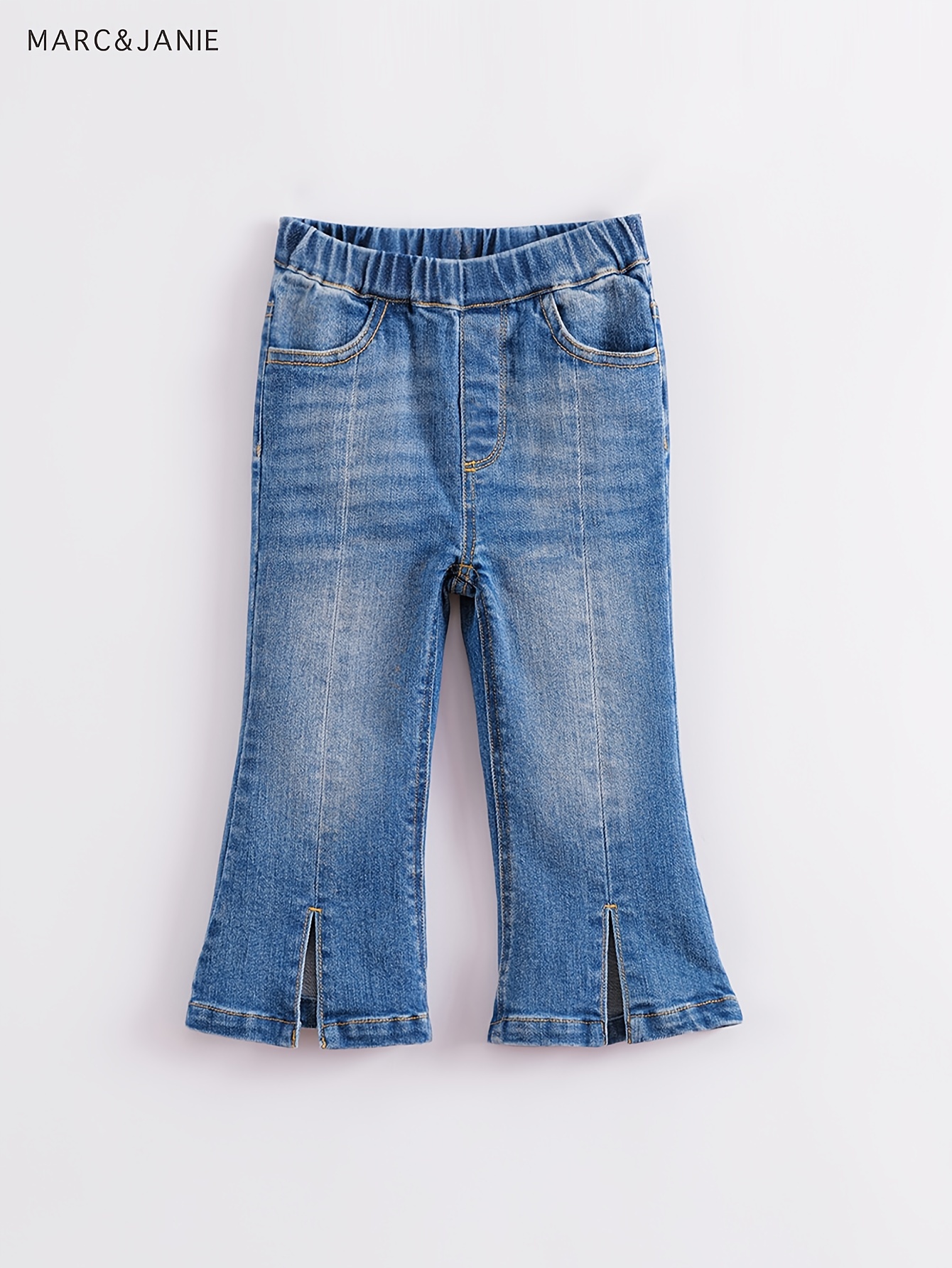 Jeans Acampanados De Moda Para Niñas, Pantalones Acampanados De Mezclilla  De Verano Para Niños
