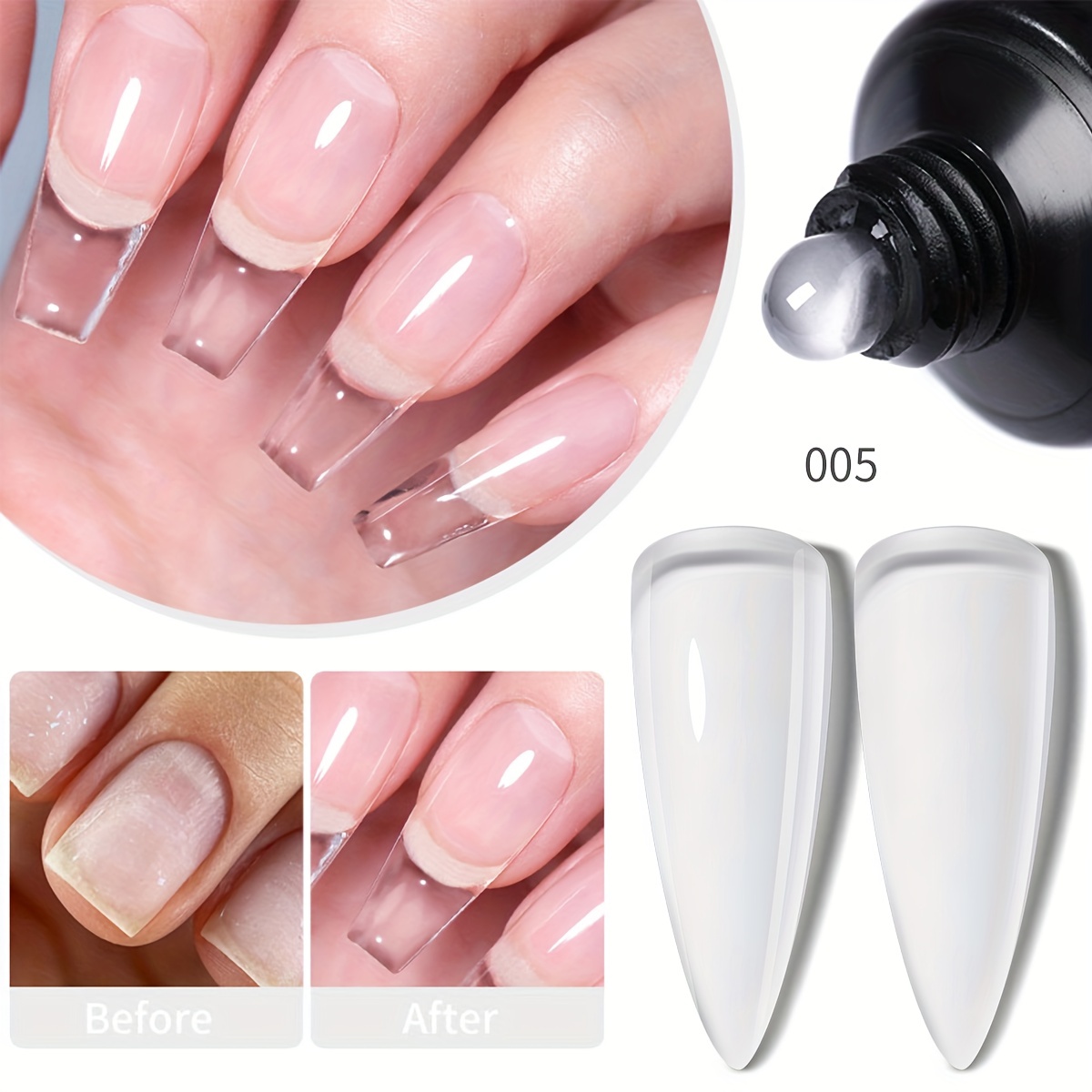 Polish Manicure Polygel Nail Set- Crystal Acrylic Gel For Nail Extention
