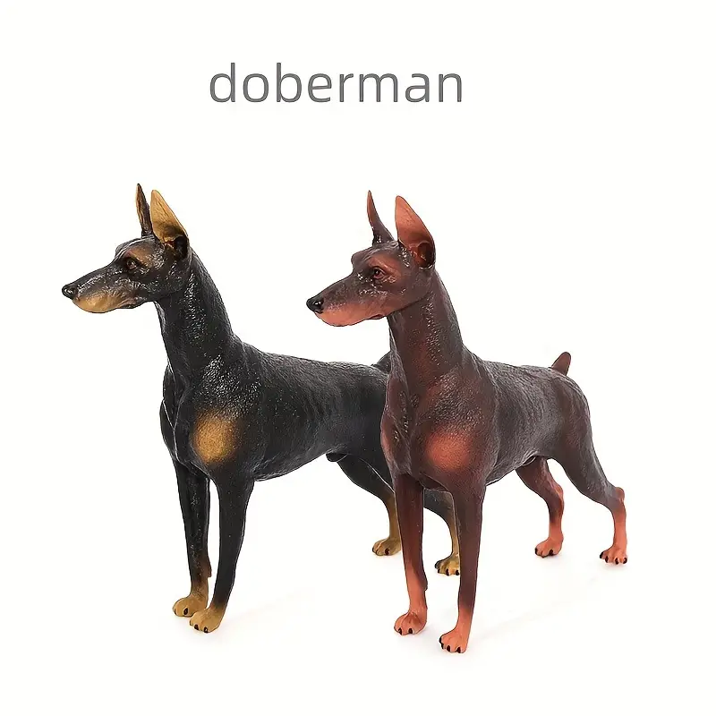 Large Simulation Animal Creative Toy Doberman Simulation - Temu