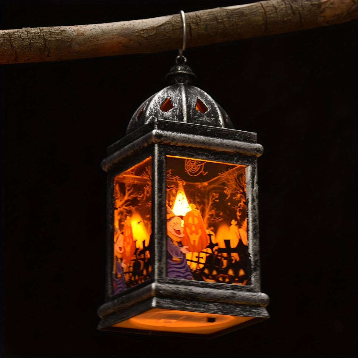 Led Hanging Wind Lantern Garden Lanterns For Candles Tall - Temu