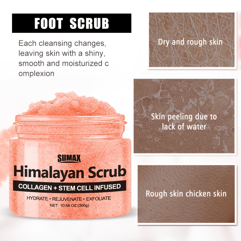 Himalayan Salt Foot Scrub Natural Exfoliating Salt Used To - Temu
