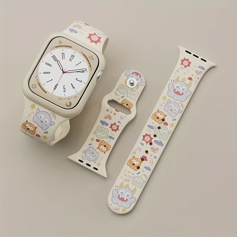 For Watch Strap For Iwatchs8 7 6 5 4se Generation Cute Silicone