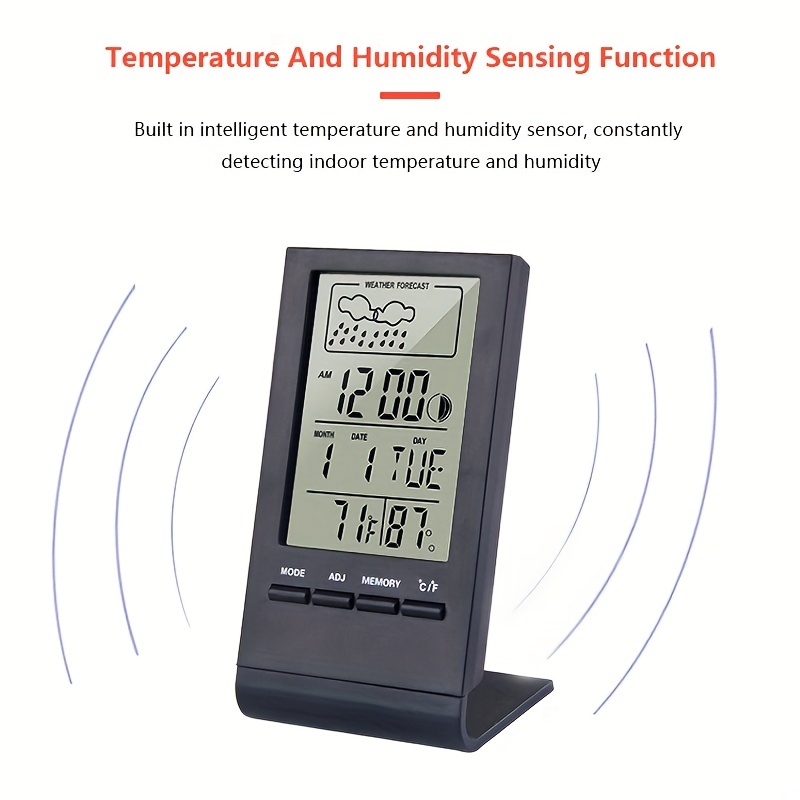 electronic display thermometer Hygrometer indoor household