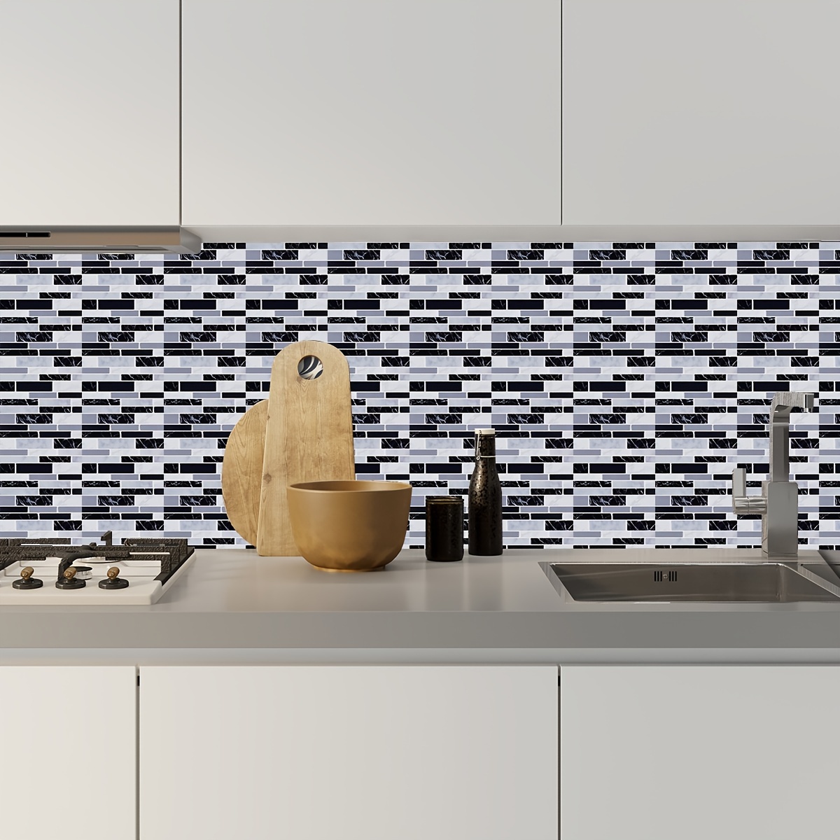 Piastrelle adesive mosaico per bagno o cucina - TenStickers