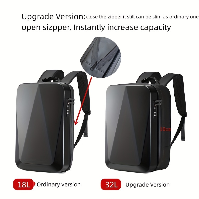Large Capacity Waterproof Casual Backpack With USB Charging, Business Laptop Backpack For 15.6-17inch, Ideal choice for Gifts, School bags, Valentines Gifts - Click Image to Close
