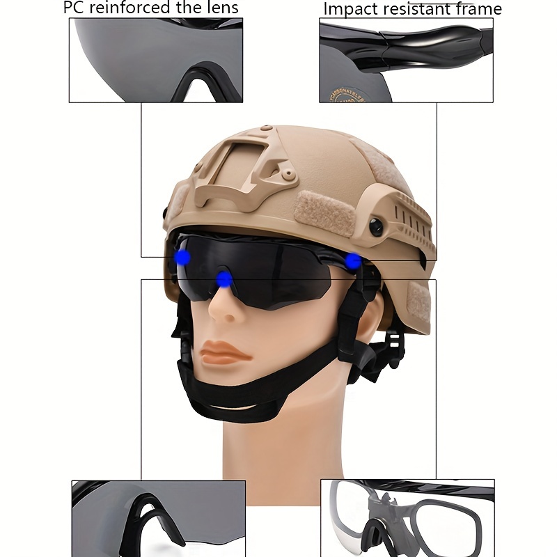 Gafas Tácticas Gafas De Sol Tácticas Airsoft CS Gafas De - Temu