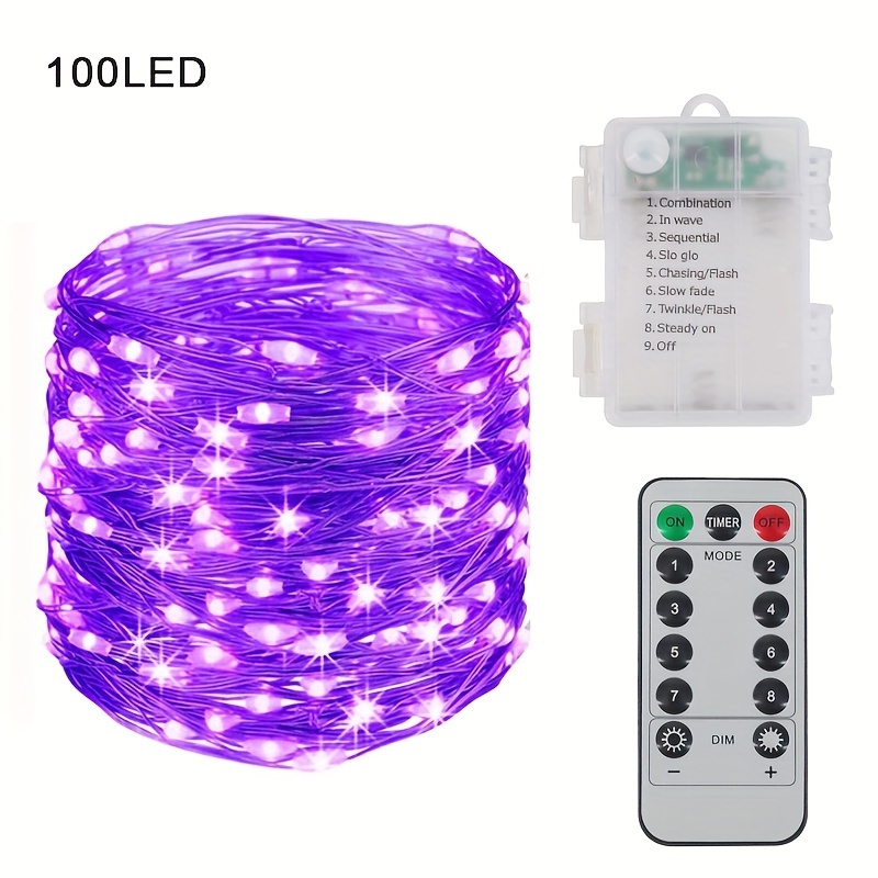 100 LED Fairy Lights with Remote Control by Innotree 