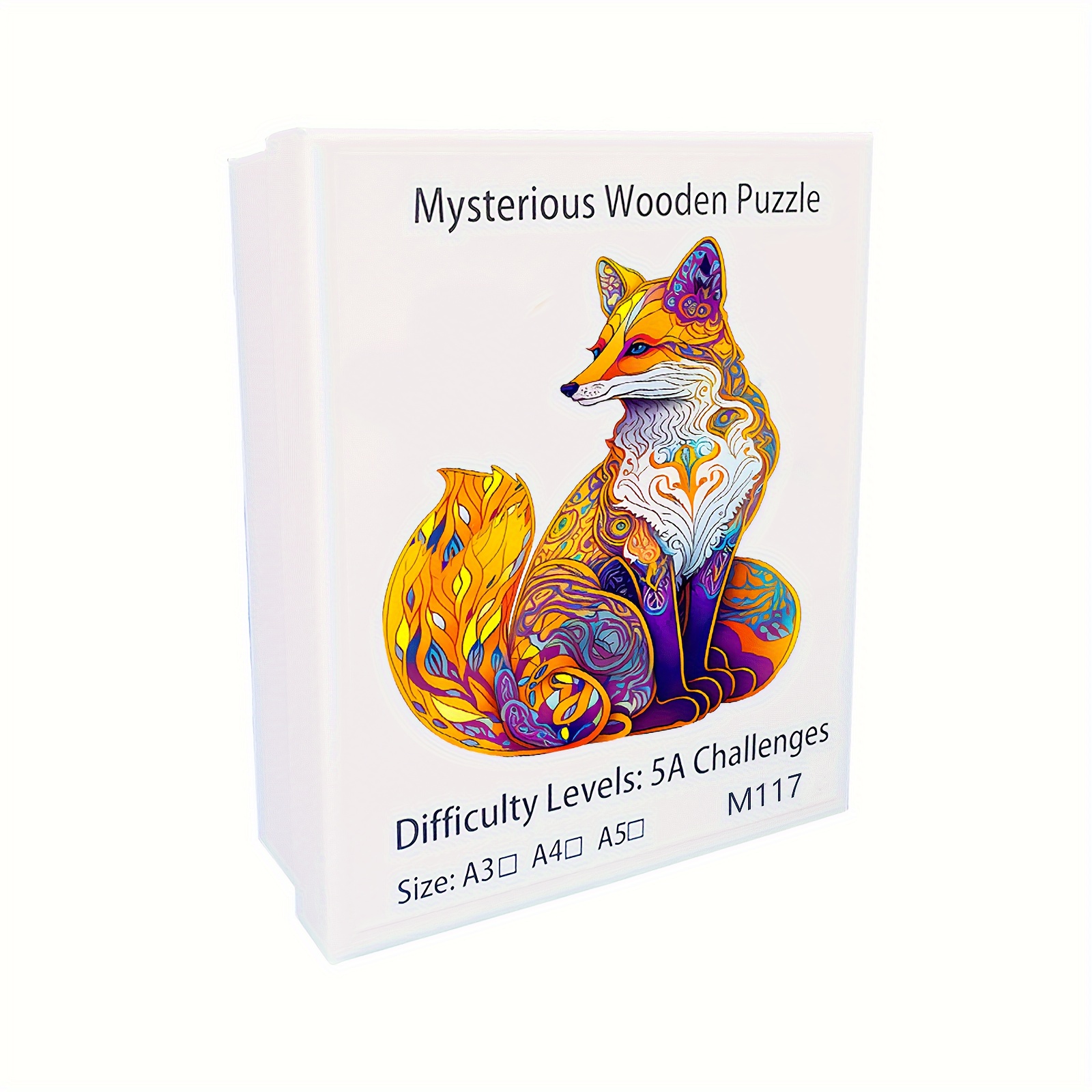 Mysterious Wooden Animal Jigsaw Puzzle Unique DIY Wood Crafts For