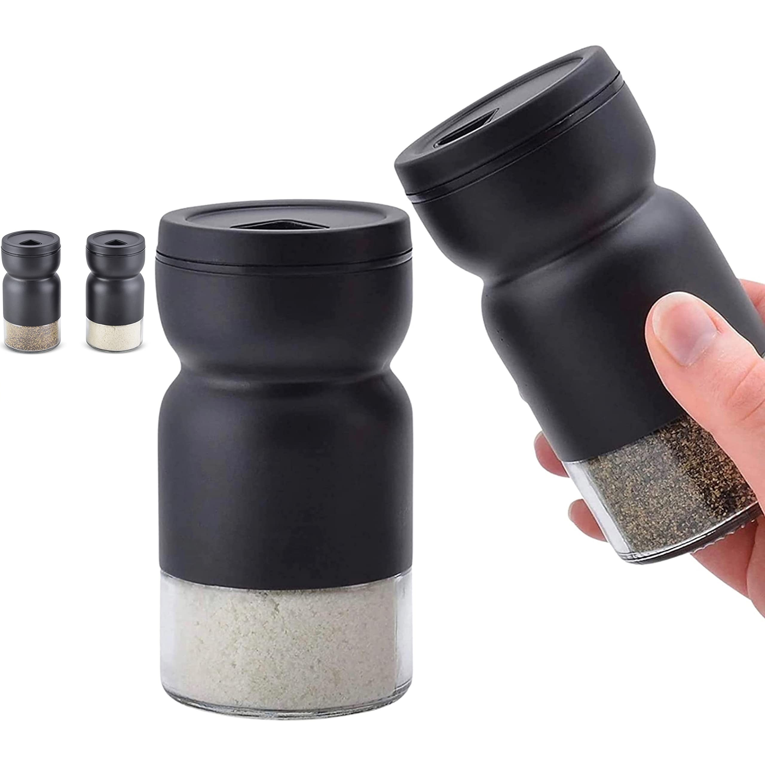 Glass Seasoning Bottle, Pepper Powder, Kitchen Spice Jars, Barbecue Flavor  Salt Jar, Kitchen Seasoning Box, Household Seasoning Jar Combination Set  Party Favors Chrismas Gifts, Halloween Gifts Kitchen Stuff Bbq Accessories  - Temu