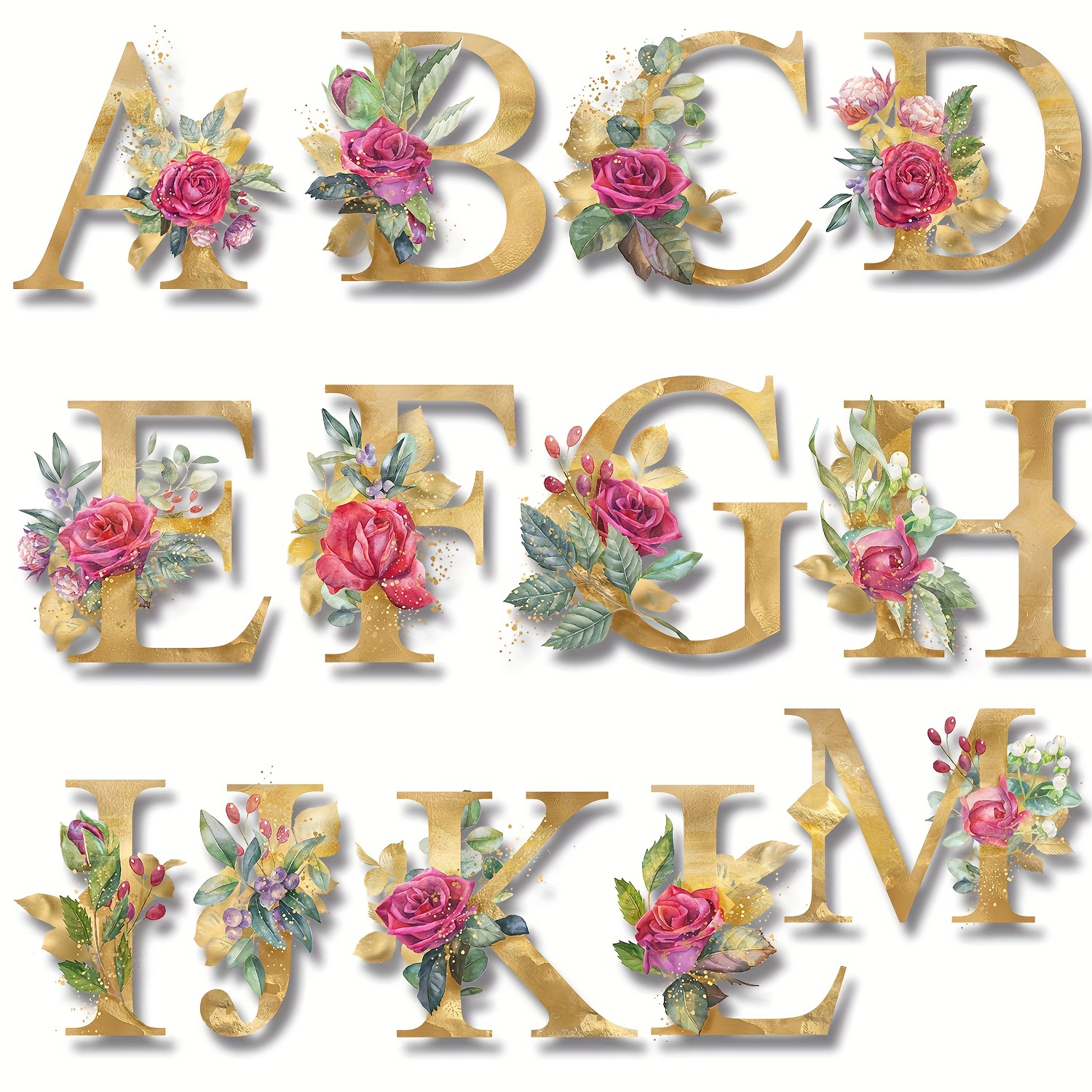 Décoration de gâteau de mariage Alphabet anglais A à Z initiales de  monogramme lettre de strass produits de décoration de gâteau d'anniversaire