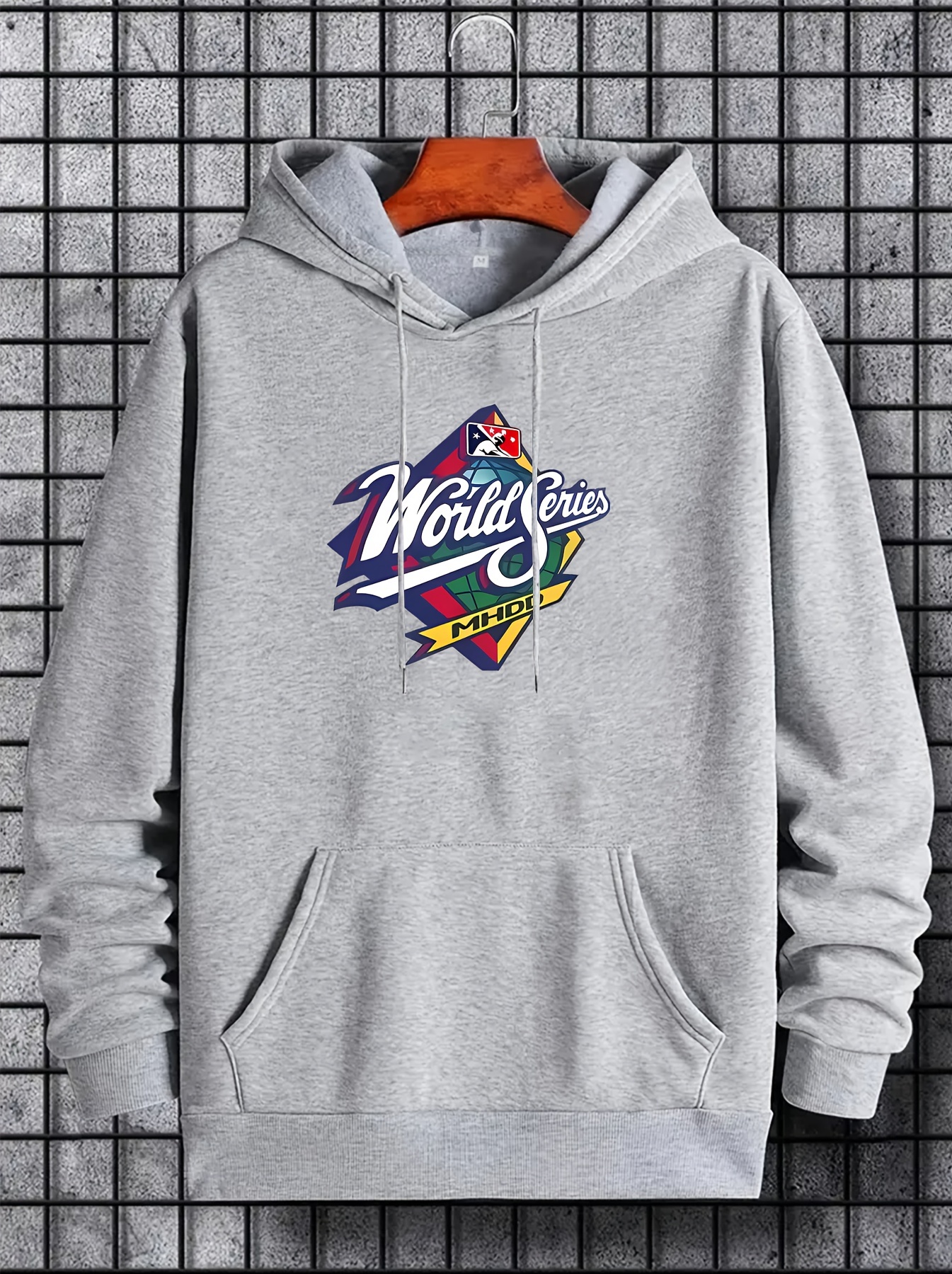 World Series Print, Hoodies For Men, Graphic Sweatshirt With