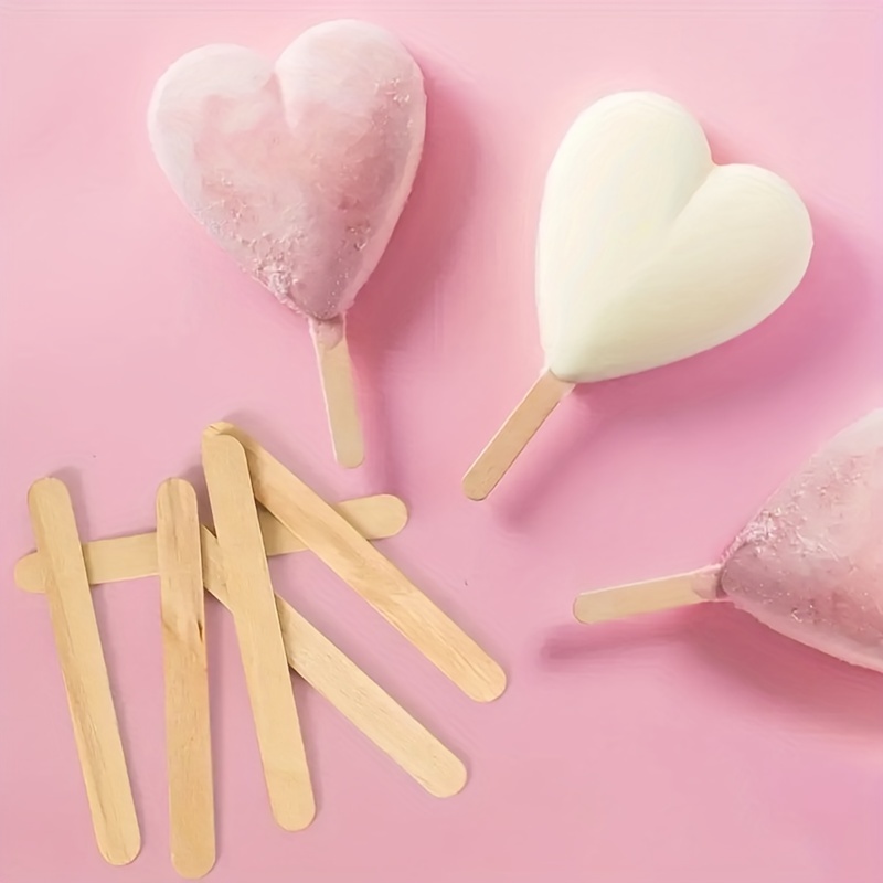 New Summer Ice Cream Tools With Wooden Sticks - Temu