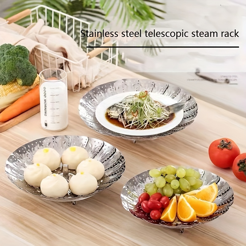 Egg Steamer Basket Stainless Steel Steamer Metal Steamer Basket Food 18cm