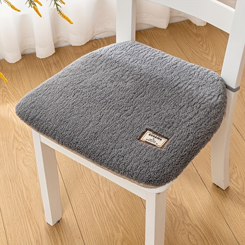 Lambswool Labeled Thickened Chair Mat Non slip Binding Rope Temu