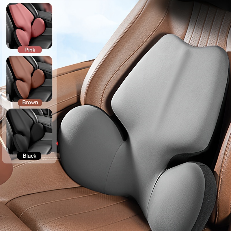 New Black Car Lumbar Support Cushion Waist Support Driving Lumbar Support