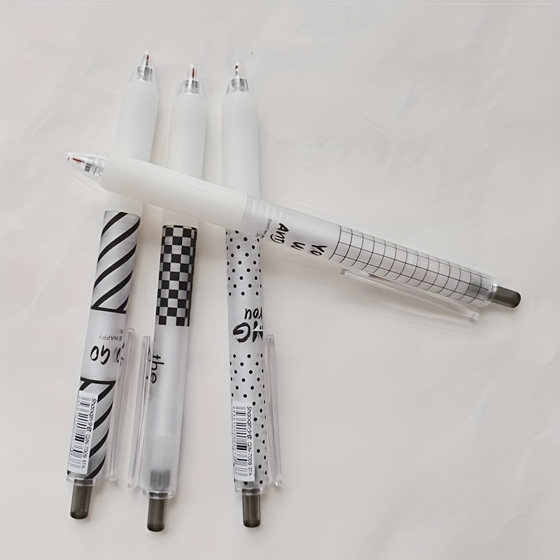 Cute And Stretchable Gel Pens Quick drying Black Ink - Temu