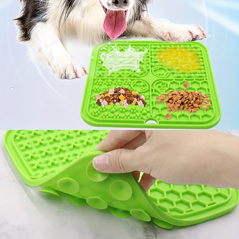 Any Pet - Slow Feeding Mat, Tray, Slow Feeder Dog Bowls, Food Mat for Dog,  Dog Lick Pad Anxiety Relief Feeding Mat with Suction