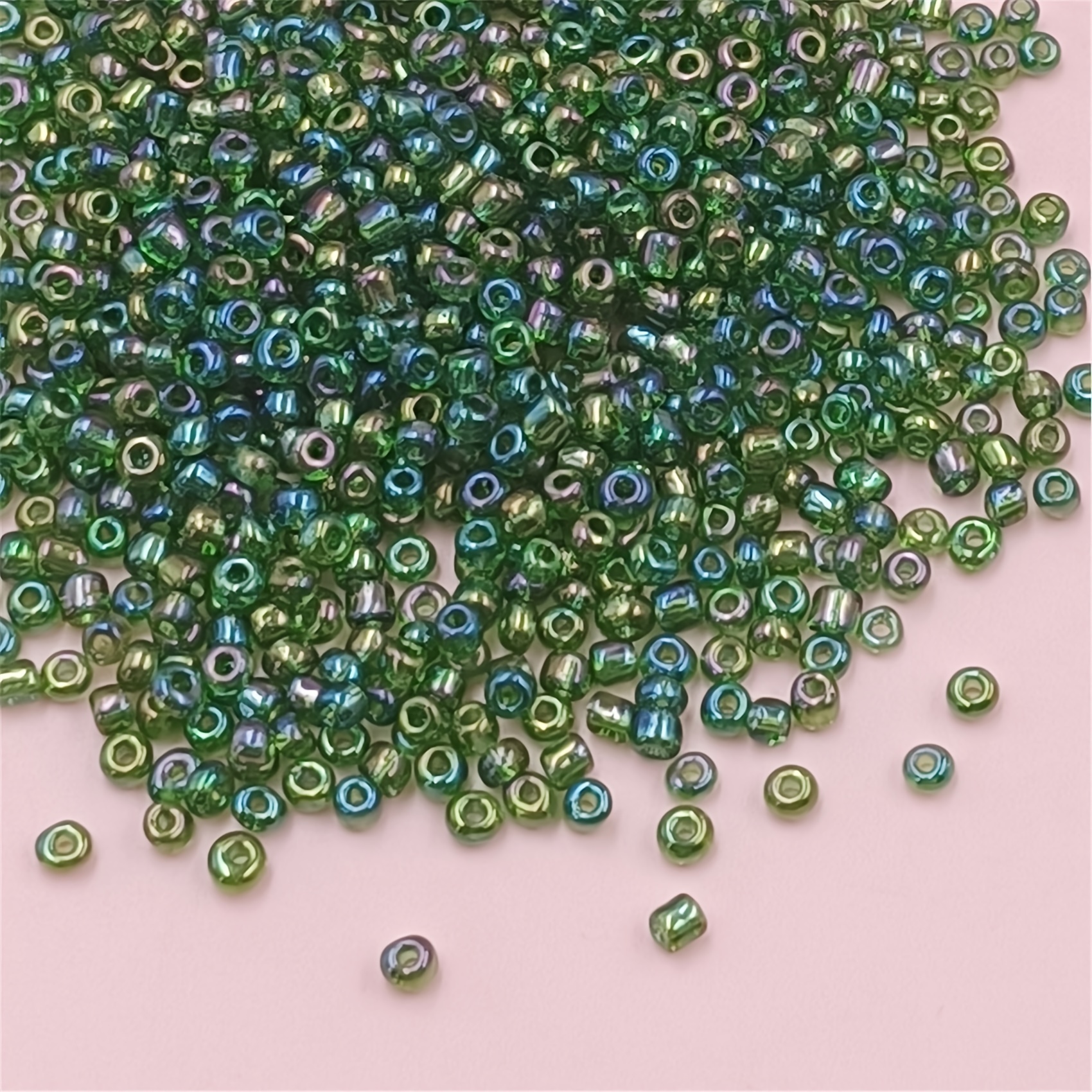 Colorful Glass Loose Seed Beads For Jewelry Making Diy - Temu