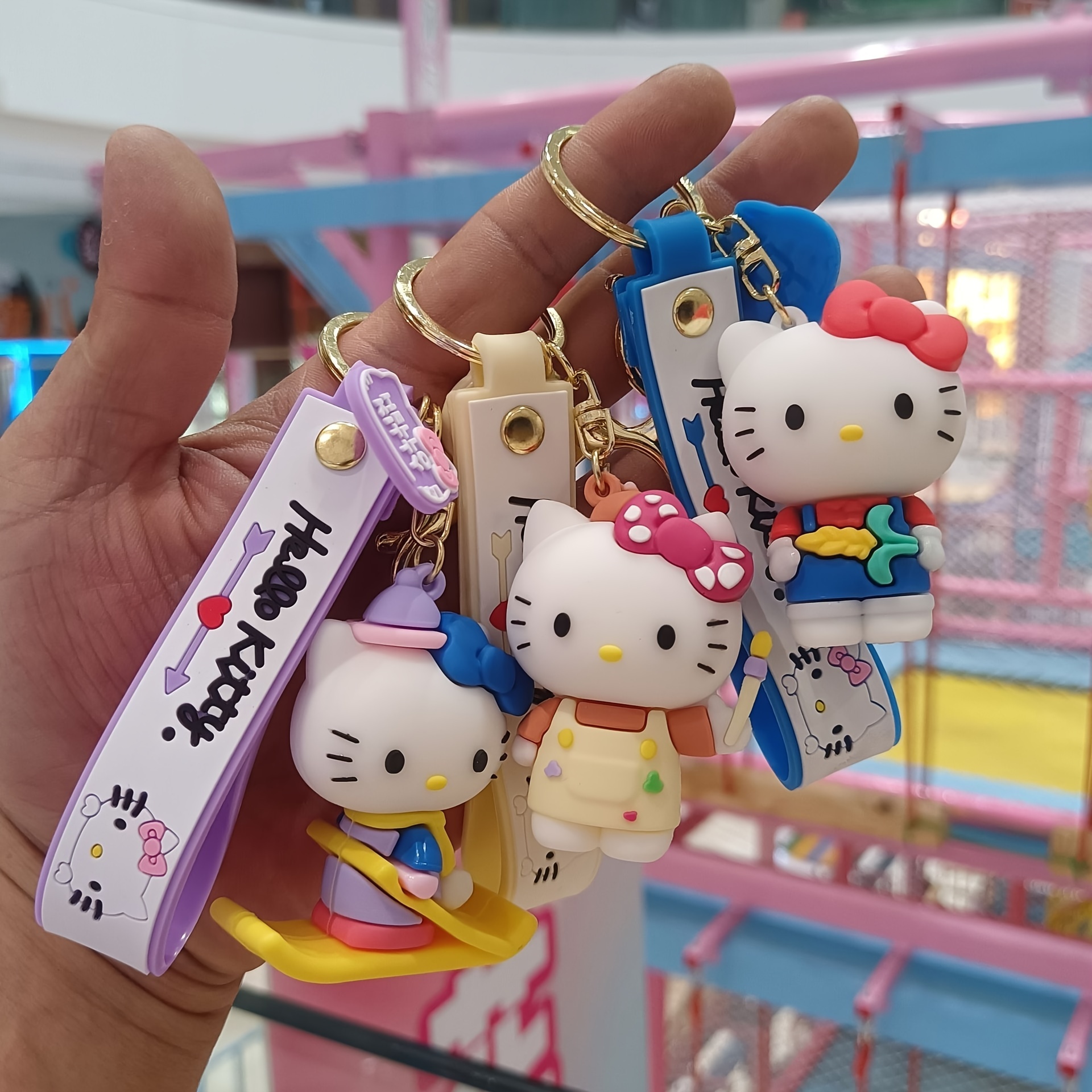 Anime Sanrio Hello Kitty Phone Case Pendant Doll Creativity
