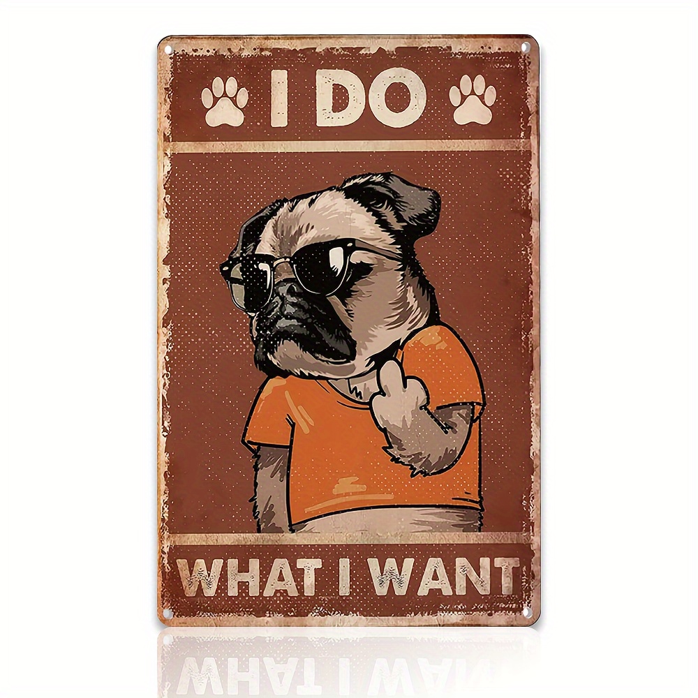 Pug Dog Hanging Ornaments, Dog House Pet Accessories, Dog Tag Crafts - Temu