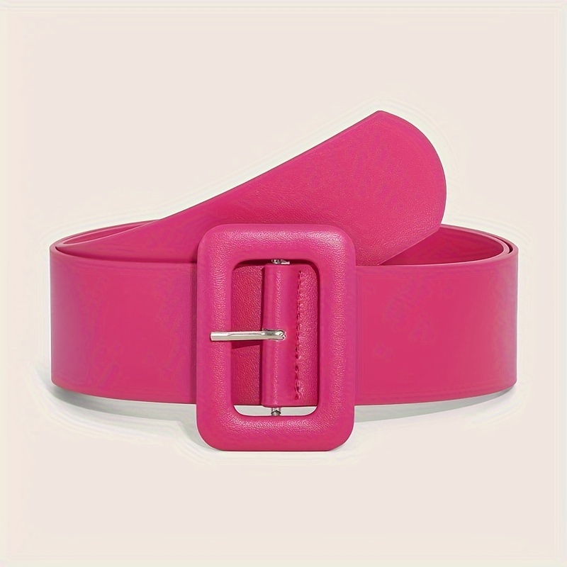 TEMU Cintura rosa da donna adatta per abiti e cappotti - cintura in vita con fibbia, cintura decorativa per matrimonio, uso , accessorio per abiti,